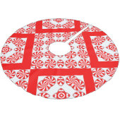 Peppermint Snoep kerstboomkirt Kerstboom Rok (Gekanteld)