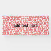 Peppermint Snoep Kerstmis Spandoek (Horizontaal)