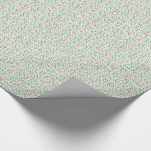 Peppermint-Snoep kerstpapier Cadeaupapier (Hoek)