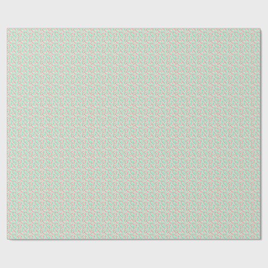Peppermint-Snoep kerstpapier Cadeaupapier (Vlak)