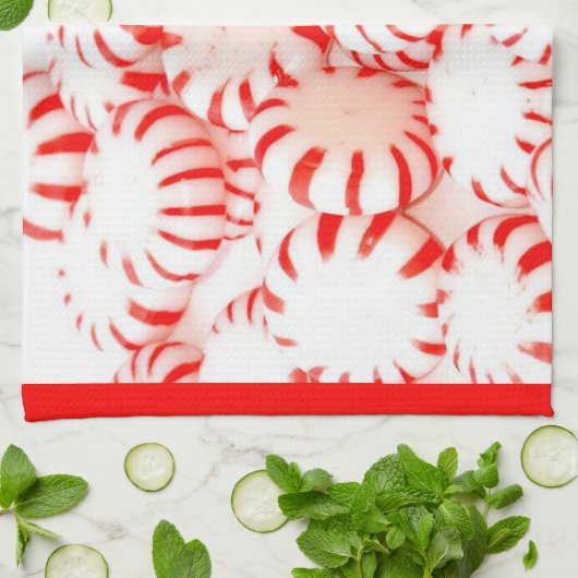 Peppermint Snoep Kitchen Towelen Theedoek (Gevouwen)