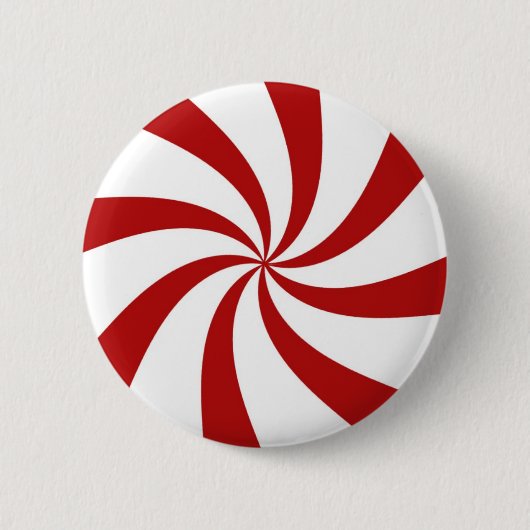 Peppermint-Snoep - knop Ronde Button 5,7 Cm (Voorkant)