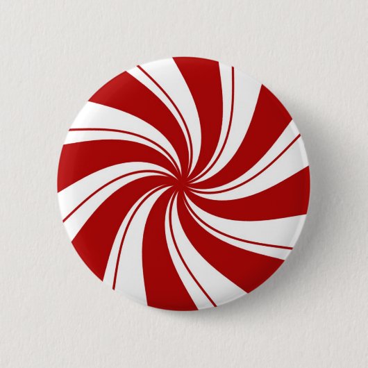 Peppermint-Snoep - knop Ronde Button 5,7 Cm (Voorkant)