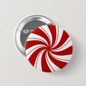 Peppermint-Snoep - knop Ronde Button 5,7 Cm (Voorkant /achterkant)