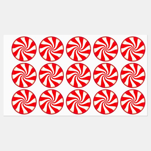 Peppermint-Snoep Labels (Vel)