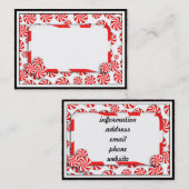 Peppermint-Snoep met Label (Voorkant / Achterkant)