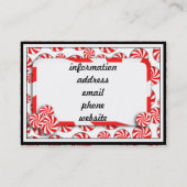 Peppermint-Snoep met Label (Achterkant)