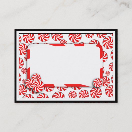 Peppermint-Snoep met Label (Voorkant)