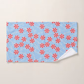 Peppermint Snoep Mints Kerstmis Bad Handdoek (Handdoek)