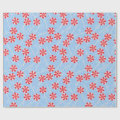 Peppermint Snoep Mints Kerstmis Cadeaupapier (Vlak)