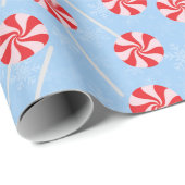 Peppermint Snoep Mints Kerstmis Cadeaupapier (Rol Hoek)