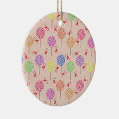 Peppermint Snoep Mints Kerstmis, snoepsnoeren Keramisch Ornament (Rechts)