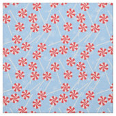Peppermint Snoep Mints Kerstmis Stof (Swatch)