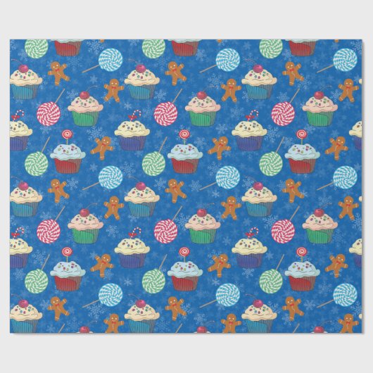 Peppermint-Snoep, ontbijtkoek Cadeaupapier (Vlak)