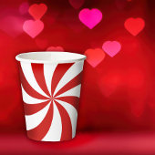 Peppermint-Snoep Papieren Bekers