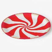 Peppermint-Snoep Papieren Bordje (Gekanteld)