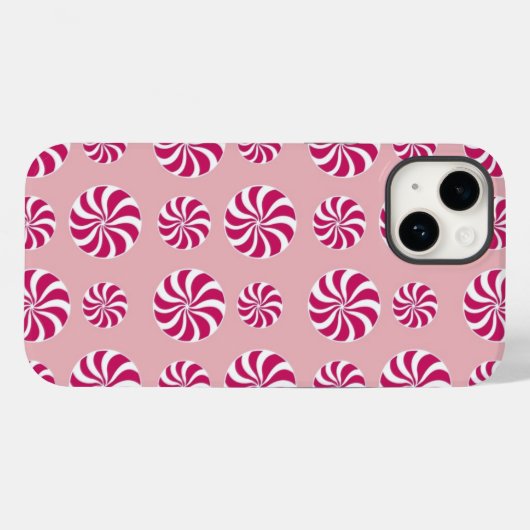 Peppermint Snoep Phone Case (Achterkant (horizontaal))