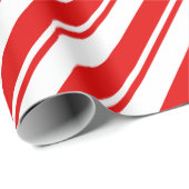 Peppermint Snoep Red White Stripe Cadeaupapier (Rol Hoek)