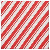 Peppermint Snoep Red White Stripe Stof (Swatch)