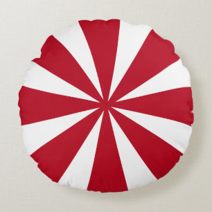 Peppermint-Snoep Rond Kussen