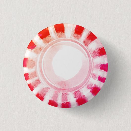Peppermint-Snoep Ronde Button 3,2 Cm (Voorkant)