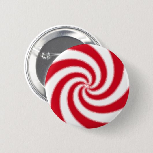 Peppermint-Snoep Ronde Button 5,7 Cm (Voorkant /achterkant)