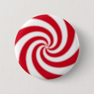 Peppermint-Snoep Ronde Button 5,7 Cm
