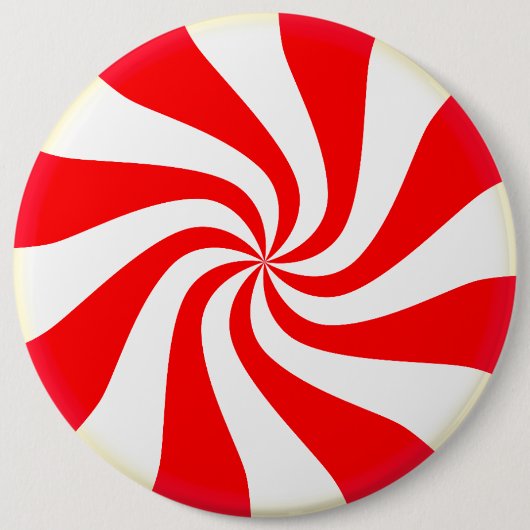 Peppermint-Snoep Ronde Button 6,0 Cm (Voorkant)