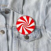 Peppermint-Snoep Ronde Button 7,6 Cm (In situ)