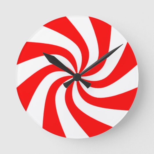 Peppermint-Snoep Ronde Klok (Voorkant)