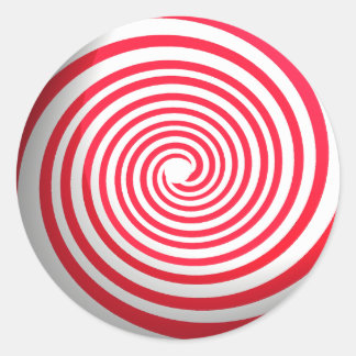 Peppermint-Snoep Ronde Sticker