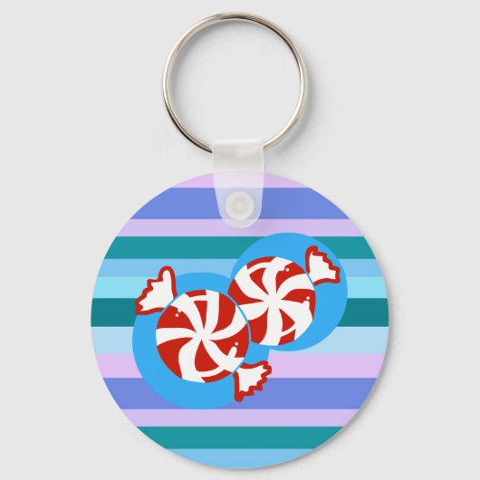 Peppermint-Snoep Sleutelhanger (Voorkant)