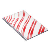 Peppermint Snoep Stripe Notitieboek (Rechterzijde)