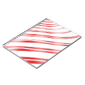 Peppermint Snoep Stripe Notitieboek (Linkerzijde)