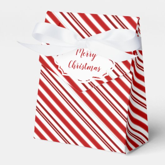 Peppermint snoep stripe op maat bedankdoosjes (Voorkant Zijde)