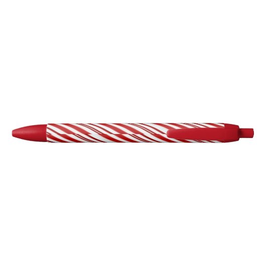 Peppermint snoep stripe zwarte inkt pen (Achterkant)