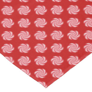 Peppermint Snoep Swirl-kerstfeestdag Tafelkleed