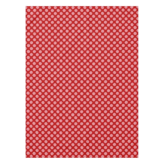 Peppermint Snoep Swirl-kerstfeestdag Tafelkleed (Voorkant)