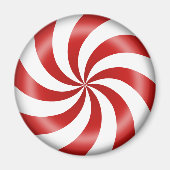 Peppermint Snoep Swirl Magneet (Voorkant)