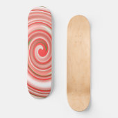 Peppermint Snoep Swirl Persoonlijk Skateboard (Voorkant)