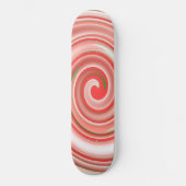 Peppermint Snoep Swirl Persoonlijk Skateboard (Voorkant)