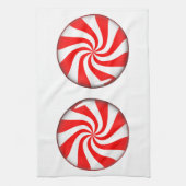 Peppermint-Snoep Theedoek (Verticaal)