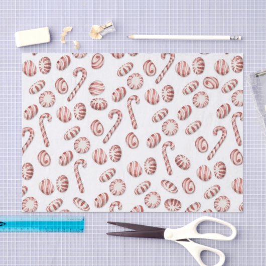 Peppermint Snoep-weefselpapier Tissuepapier (Craft)