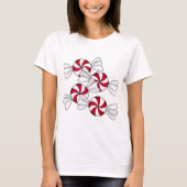 Peppermint-Snoepjes T-shirt (Voorkant)