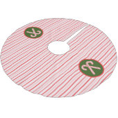 Peppermint/snoepsuikerriet Kerstmis Kerstboom Rok (Gekanteld)