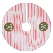 Peppermint/snoepsuikerriet Kerstmis Kerstboom Rok (Voorkant)