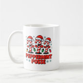 Peppermint Sse Candy Cane Funny Christmas Santa Ha Koffiemok (Links)