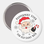 Peppermint Stick for Old Saint Nick Magneet (Voorkant / Achterkant)