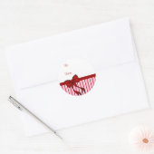Peppermint-Stickers voor kerstcadeautjes Label (Envelop)