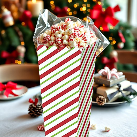 Peppermint strepen gepersonaliseerd   bedankdoosjes